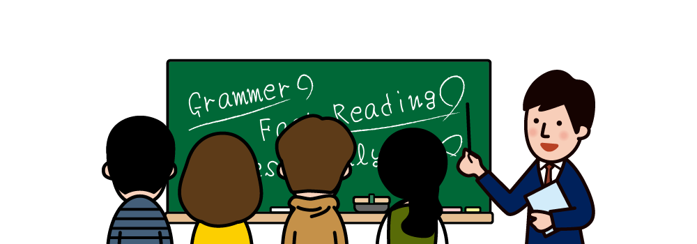 級ごとに塾長自らが英検対策の講義